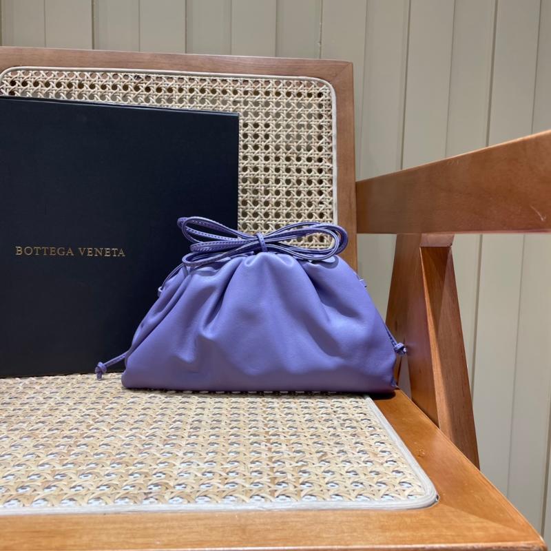 Bottega Veneta Clutches Bags 585852 Premium Plain Lavender Purple